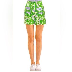Gretchen Scott Green short shorts, XS